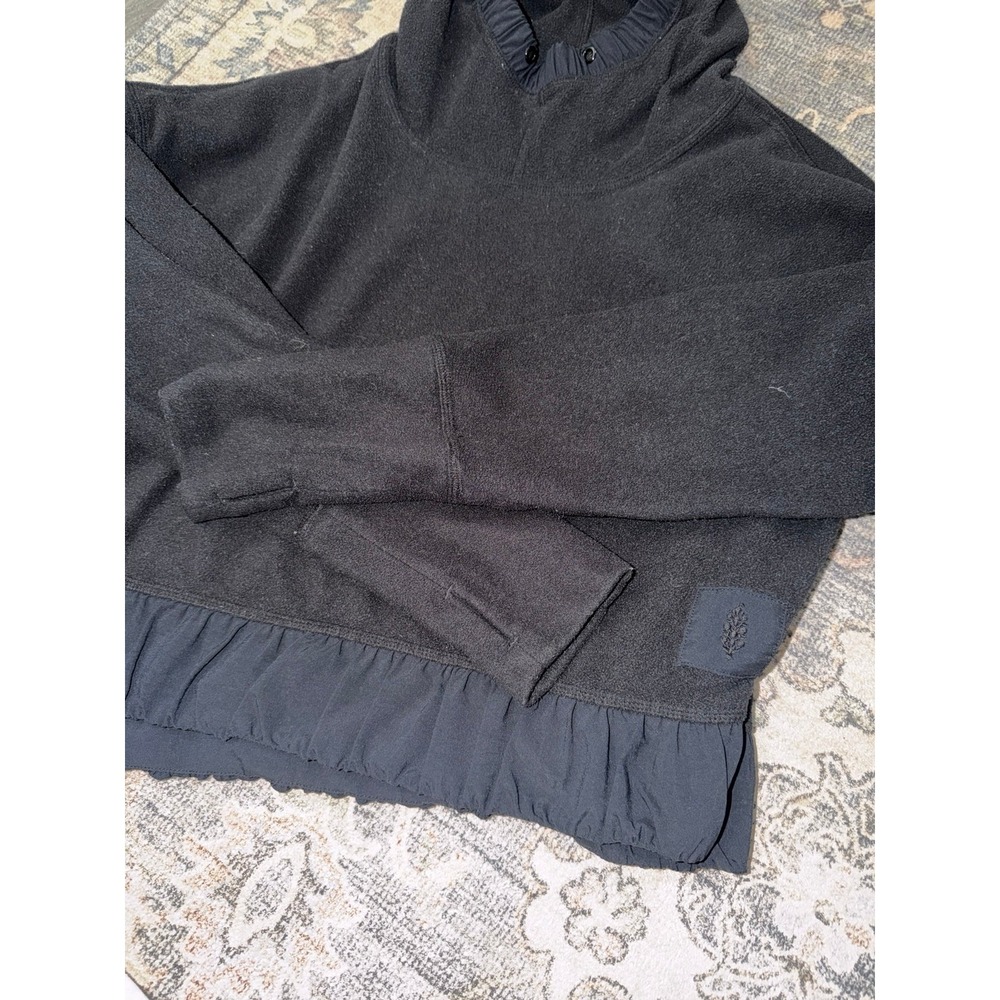 FP Movement Free People Black Fleece Hoodie Sweatshirt - Picture 2 of 4
